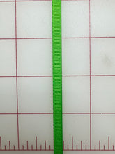 Grosgrain Ribbon - 1/4-inch Spring Green